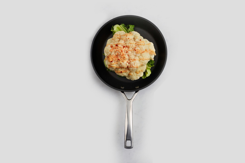 Chou-fleur cuit au four et sauce fromage